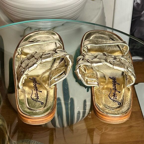 New Free People Winding River Slide Sandal/  Size 38.5 - Picture 6 of 7